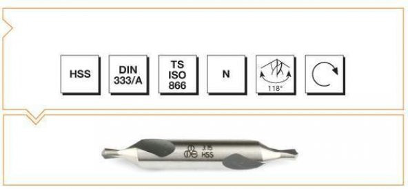 Mte Hss Dın 333/a Punta Matkabı 2,5mm ürün görseli 1