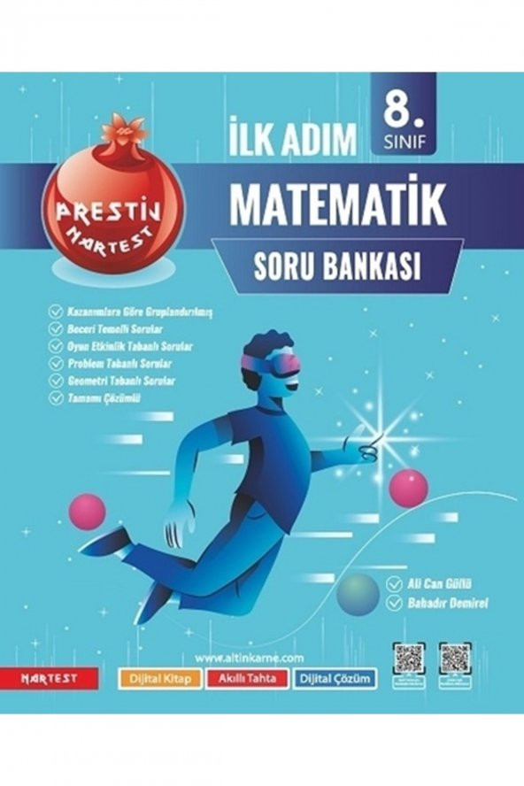 NARTEST 8.SINIF PRESTİJ İLK ADIM MATEMATİK SORU BANKASI ürün görseli 1