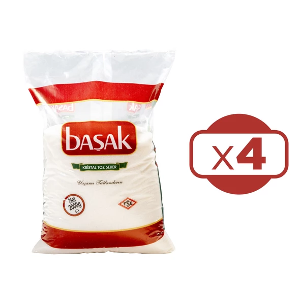 Başak Toz Şeker 2 Kg x 4 Adet ürün görseli 1