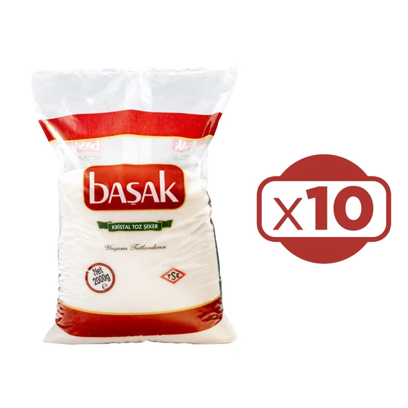 Başak Toz Şeker 2 Kg x 10 Adet (20 kg) ürün görseli 1