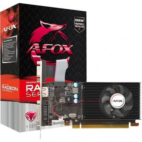 Afox Radeon R5 230 2GB Ddr3 64B DVI HDMI Lp Ekran Karti