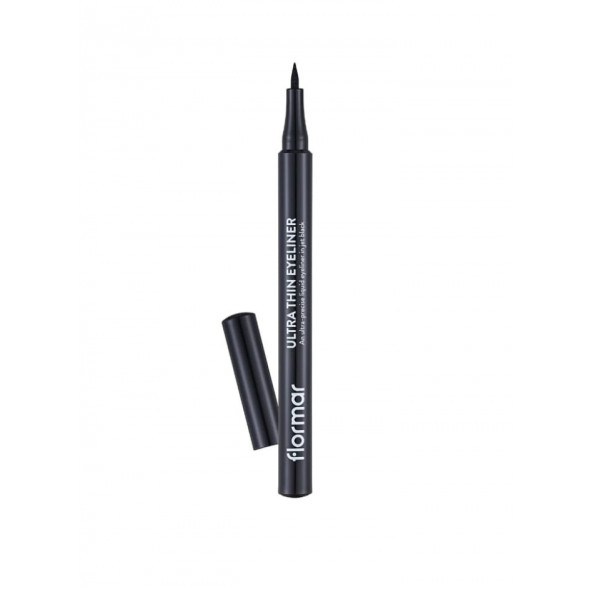 Flormar Ultra Thin Eyeliner Black 001 - Resim 2