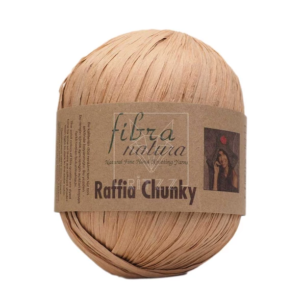 Fibra Natura Raffia Chunky 114-18 Kraft ürün görseli 1