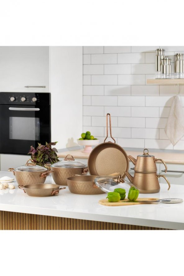 Schafer New Range Y.y.çeyiz Seti -11 Parça-Bakır ürün görseli 1