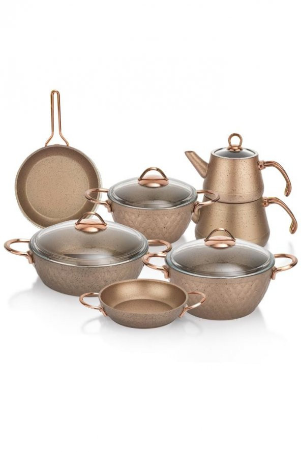 Schafer New Range Y.y.çeyiz Seti -11 Parça-Bakır - Resim 6