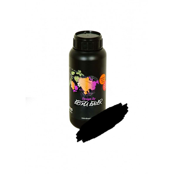 Ebru Ener Yeni Nesil Vernikli Genel Yüzey Boyası (Anka) Siyah 250 gr. ürün görseli 1