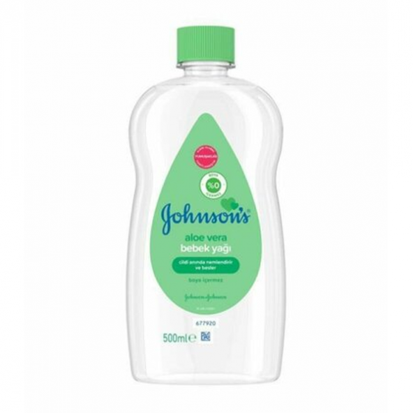 Johnsons Baby Oil Aloe Vera Bebe Yağı 500 ml ürün görseli 1