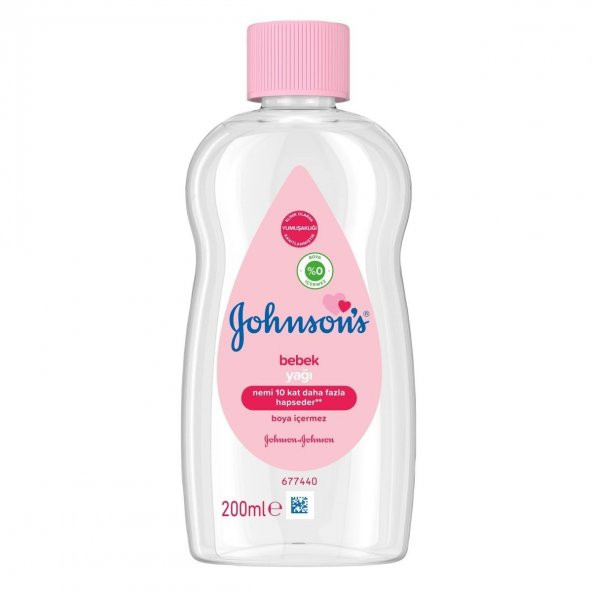 Johnsons Baby Bebek Yağı 200 ml ürün görseli 1