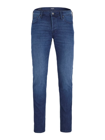 JACK JONES Glenn Model Erkek Dar Kesim Kot Pantolon 12243601 ürün görseli 1