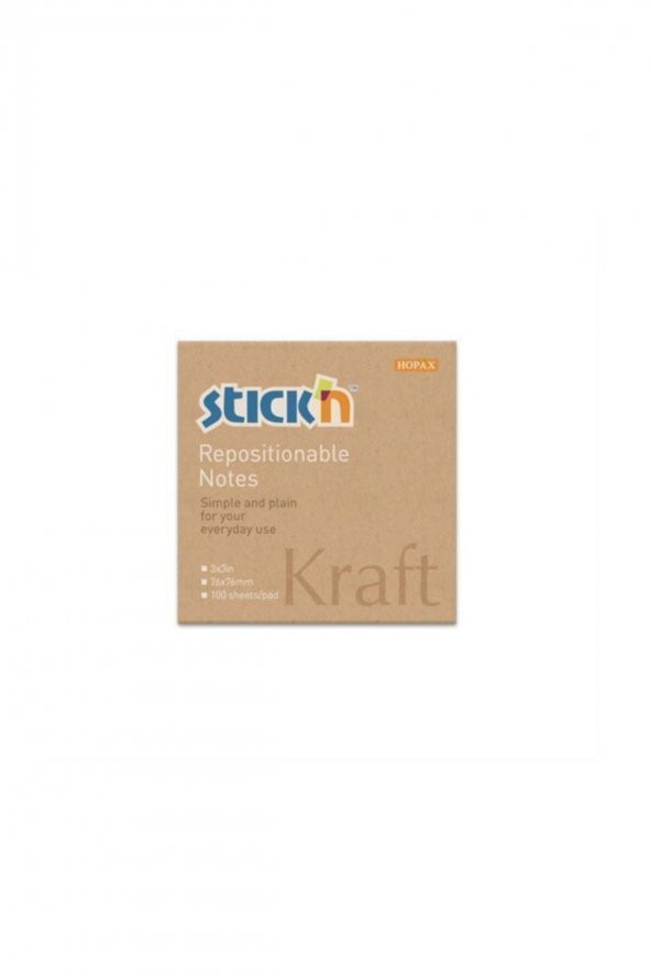 Gıpta Stıckn 76*76 Kraft Notes 100 Yp ürün görseli 1