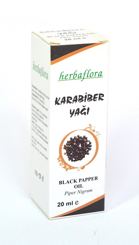 Herbaflora Karabiber Yağı (Black Papper Oil) -20ml ürün görseli 1
