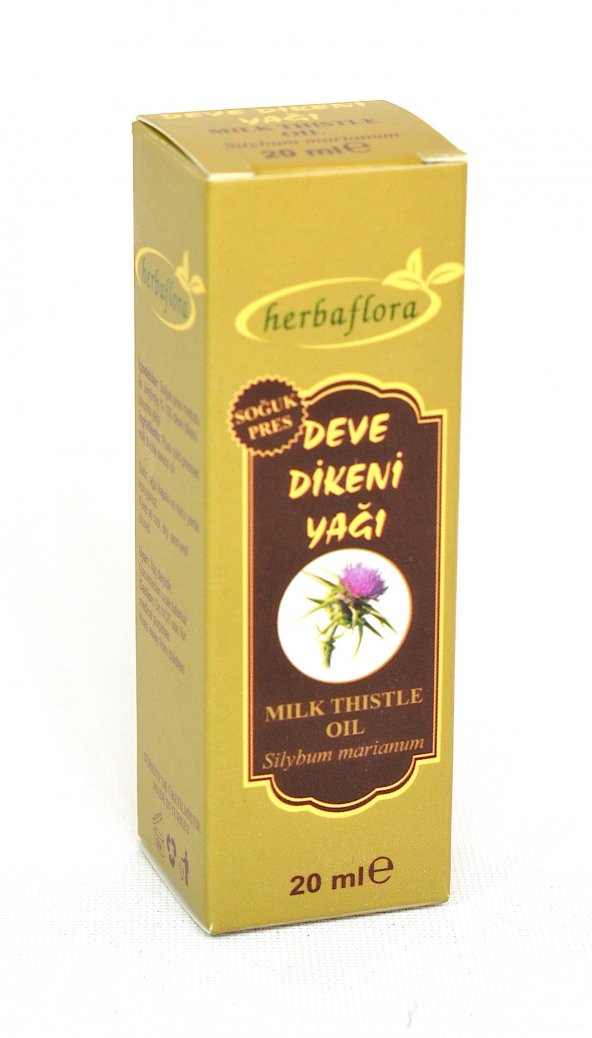 Herbaflora Deve Dikeni Yağı (Milk Thistle Oil) - 20ml ürün görseli 1