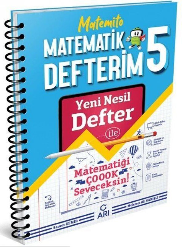 5. Sınıf Matematik Defteri Matemito Arı Yayıncılık ürün görseli 1
