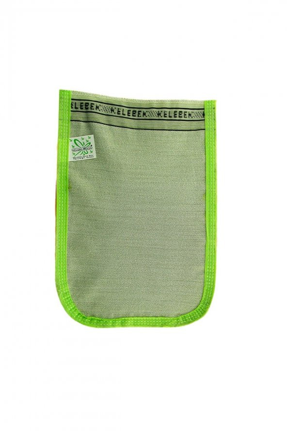 Kelebek Hamam Banyo Kesesi Standart Yeşil 25X17 Cm ürün görseli 1