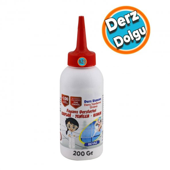 Derz Dolgu Fayans Seramik Mermer Yer Duvar için Tamir Derz Yenileme Dolgusu Beyaz 200 Gr ürün görseli 1