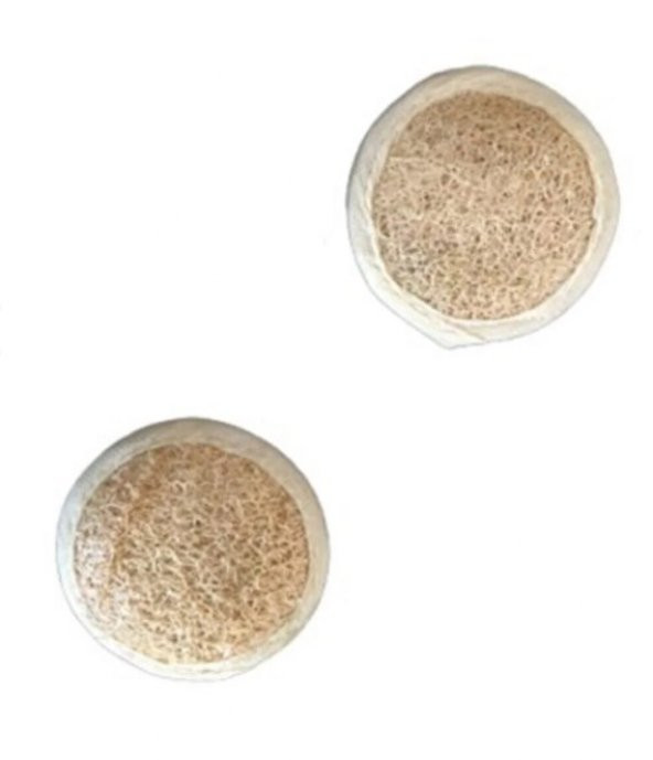 Yüz İçin Doğal Kabak Lifi Peeling Lifi 2 Adet Bora Kabak Lif Duş ürün görseli 1