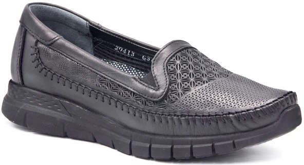 Forelli Frl 9Y 29413 Siyah Bayan Ayakkabı Comfort ürün görseli 1