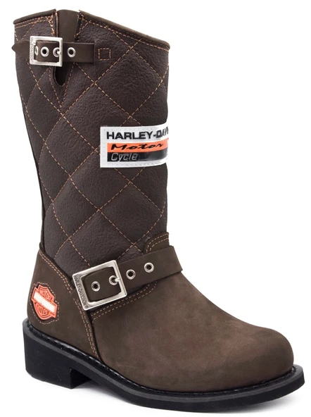 Harley Davidson Hrlcn Z Kahve Bayan Ayakkabı Çizme-Bot Bot ürün görseli 1