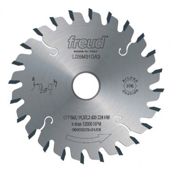 freud 125 X 3.1 X 20 24DİŞ çizici testere ürün görseli 1