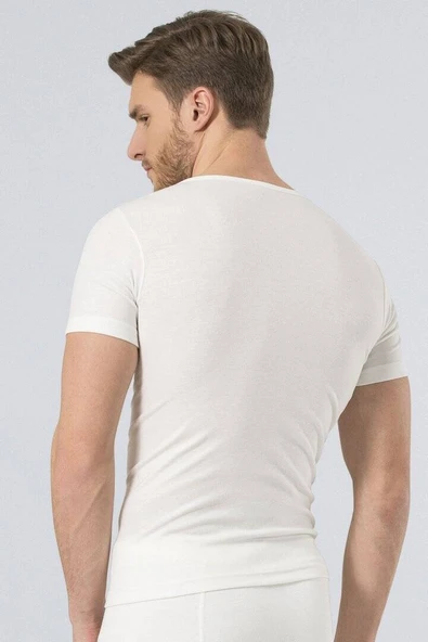 Termal v yaka kısa kol (UNISEX) - Resim 6