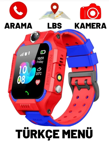 Smart Kids Watch LBS Konumlu Akıllı Çocuk Takip Saati Sim Kartlı Arama, Kameralı ürün görseli 1