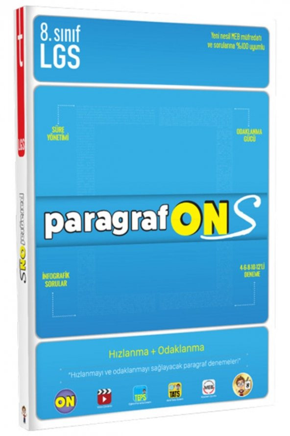 Tonguç Akademi ParagrafONS - 5,6,7. Sınıf ve LGS ürün görseli 1
