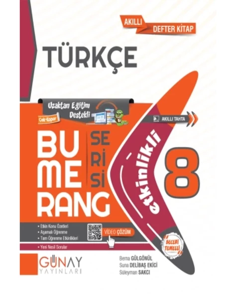 BUMERANG LGS 8. Sınıf Etkinlikli Türkçe ürün görseli 1