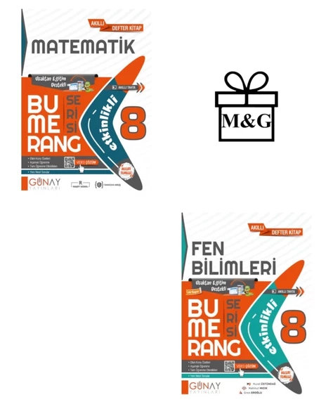 BUMERANG LGS 8. Sınıf Etkinlikli Matematik ve Fen Bilimleri ürün görseli 1