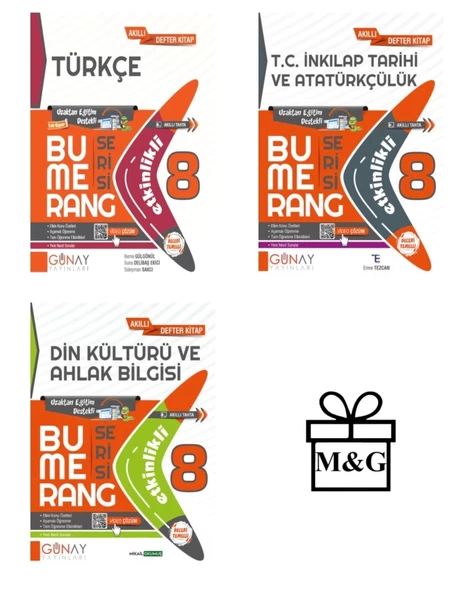 BUMERANG LGS 8. Sınıf Etkinlikli Türkçe İnkılap Tarihi Din Kültürü ürün görseli 1
