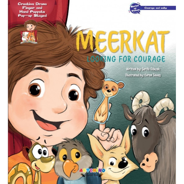 MEERKAT LOOKING FOR COURAGE ürün görseli 1