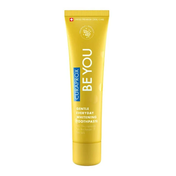 Curaprox Be YOU Grapefruit Begamot 60 ml ( Yellow) Greyfurt - Bergamot Diş Macunu ürün görseli 1