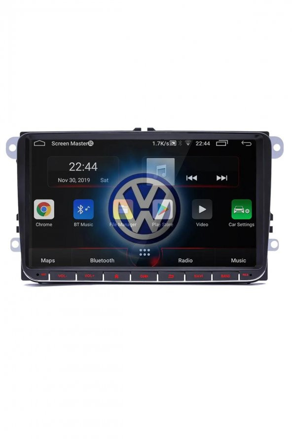 Bawerlink BW-9400 9 Inc Androıd 11 T3 2+32 Gb+Carplay VW Universal Multimedıa Oto Teyp (Volkswagen) ürün görseli 1