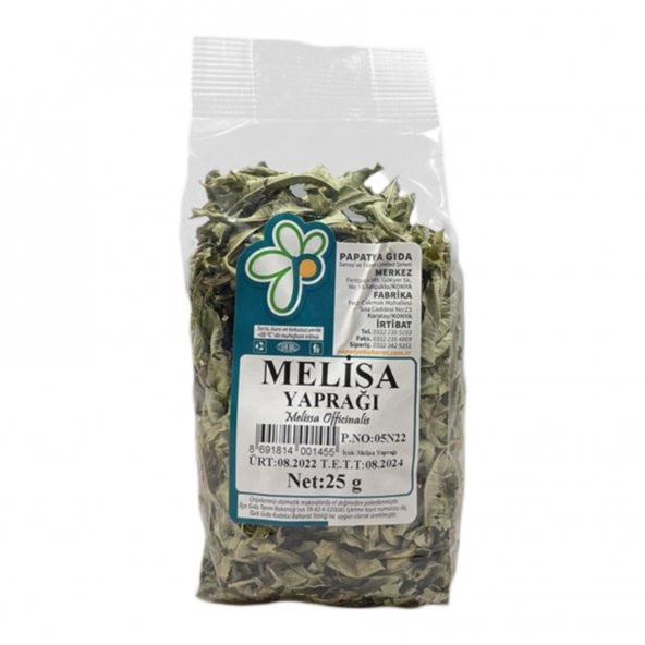 Papatya Gıda Melisa Yaprağı 25 g e ürün görseli 1