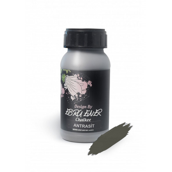 Ebru Ener Chalkee Boya Antrasit 250 ml. ürün görseli 1