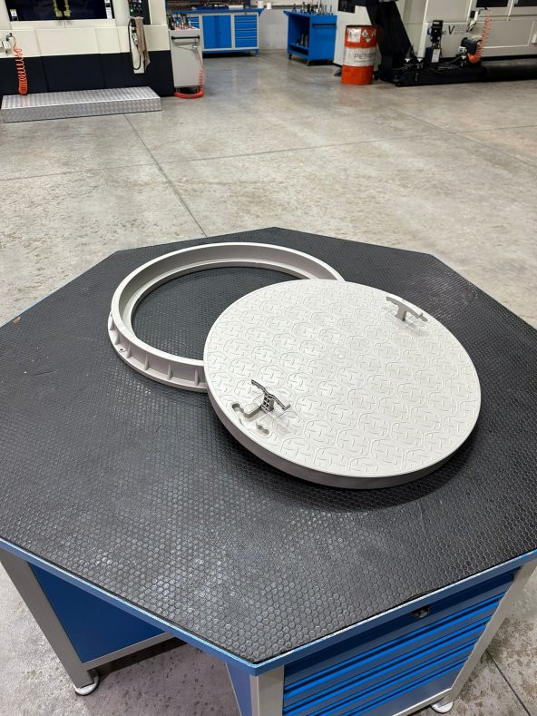 650 mm Yuvarlak Rögar Kapağı / Çerçeve + Kapak ürün görseli 1