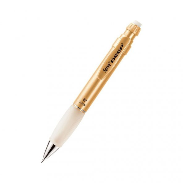Serve Deep Mekanik Uçlu Kalem 0.7 mm Metalik Asil Altın ürün görseli 1