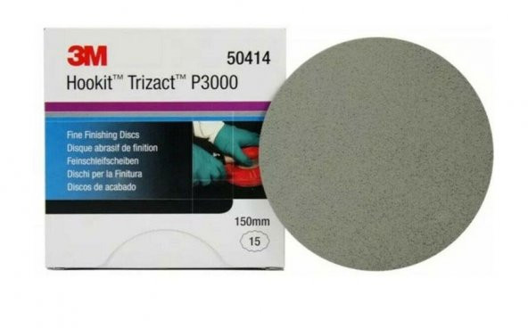3M 50414 Trizact Hookit Süngerli İnce Finisaj Diski 150mm P3000 ürün görseli 1