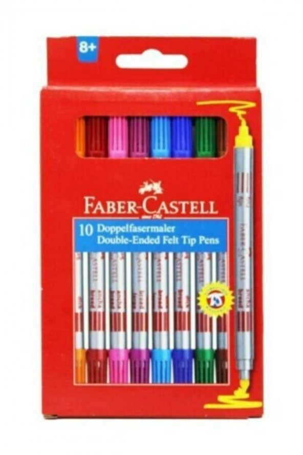 Faber - Castell Çift Taraflı Keçeli K. 10 R. ürün görseli 1