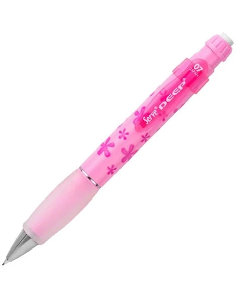 Serve Deep Versatil Kalem 0.7mm Pembe Çiçek ürün görseli 1
