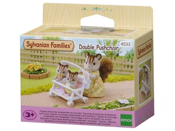 Sylvanian Families İkili Puset 4533,Oyuncak Bebek Arabası ürün görseli 1