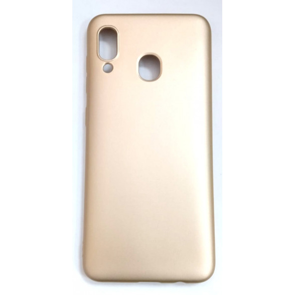 Samsung Galaxy A20/A30 Gold Yumuşak Slikon Kılıf ürün görseli 1