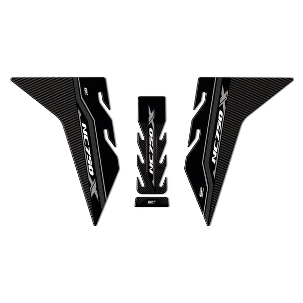 GP Kompozit Honda NC 750 X 2021-2024 Uyumlu Tank Pad Seti Nardo Gri ürün görseli 1