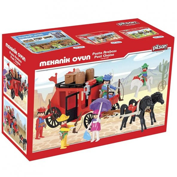 Pilsan Oyuncak Mini Mekanik Serisi: 2 Posta Arabası 04002 ürün görseli 1