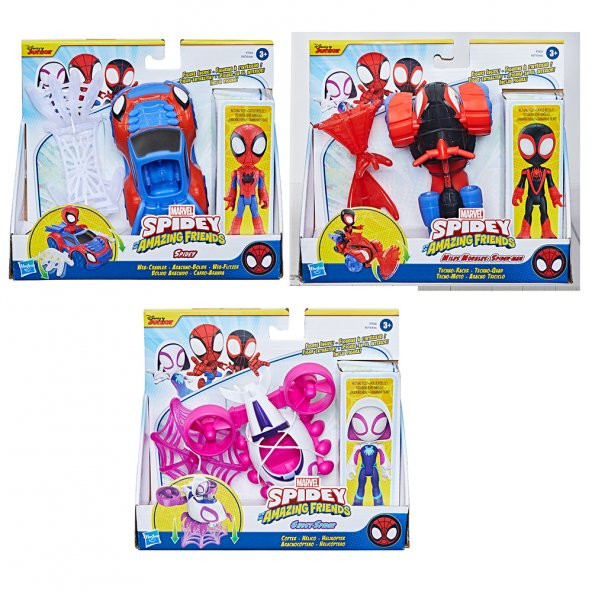 Spidey And His Amazaing Friends Araç Ve Figür F6776 ürün görseli 1