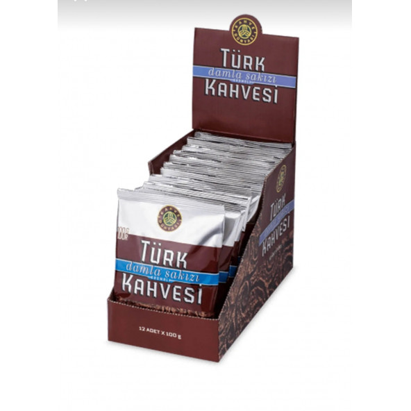 KAHVE DÜNYASI DAMLA SAKIZLI TÜRK KAHVESİ 100 GR X 12 ADET ürün görseli 1