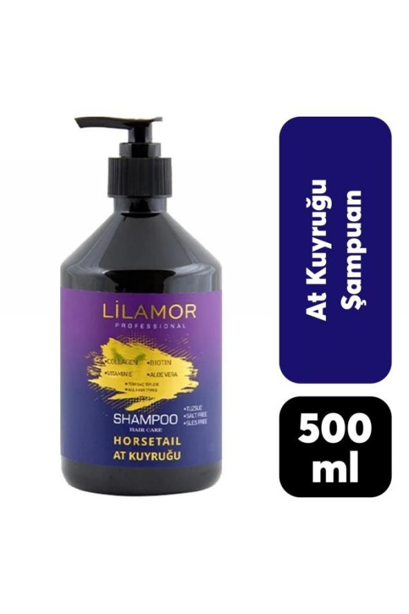 Lilamor At Kuyruğu Şampuanı 500 ml ürün görseli 1