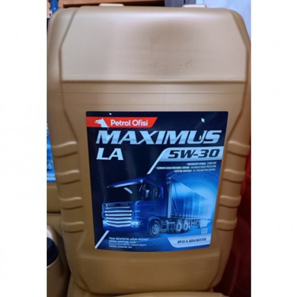 Petrol Ofisi Maximus LA 5w-30 Motor Yağı 17,5 kg (20 lt) ürün görseli 1
