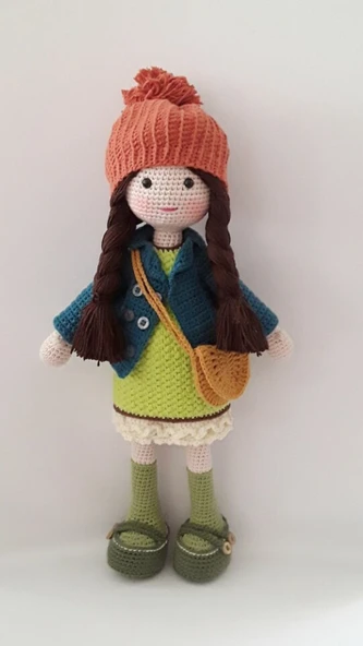 Julie Bebek Amigurumi Organik Oyuncak ürün görseli 1