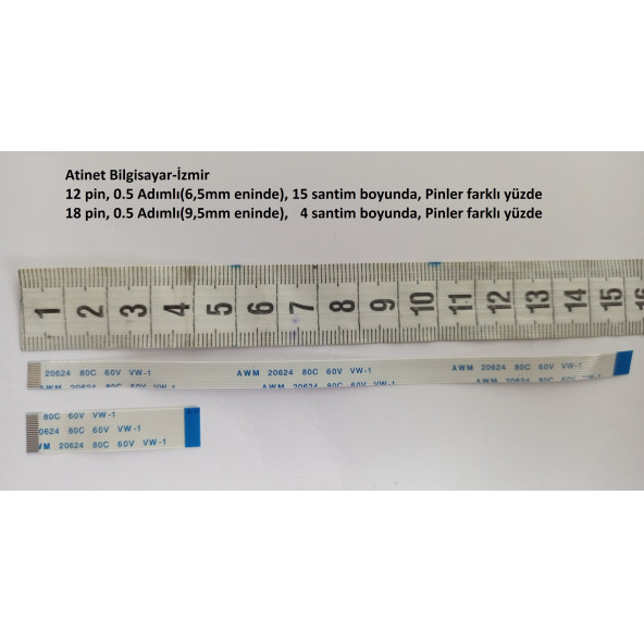 Asus N53S N53Sm N53Sn N53Sv Power flex ve Touchpad Flex Kablosu 12-0.5-15B 18-0.5-4B ürün görseli 1