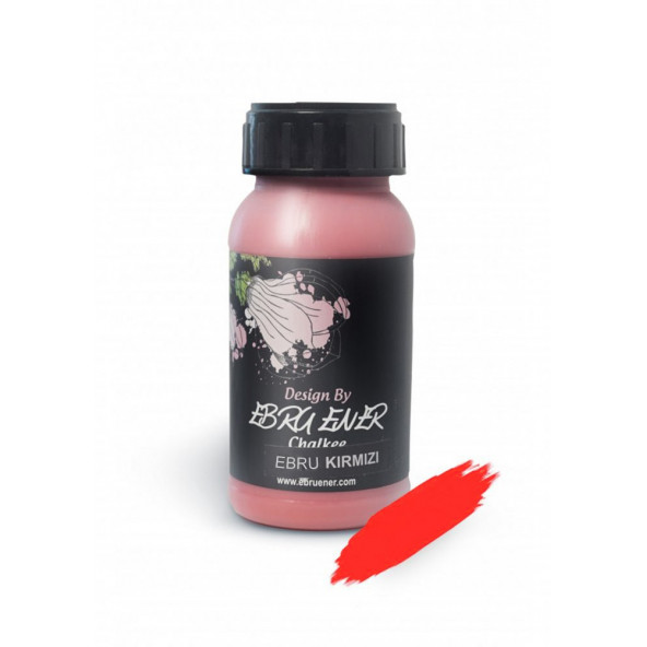 Ebru Ener Chalkee Boya Ebru Kırmızı 250 ml. ürün görseli 1
